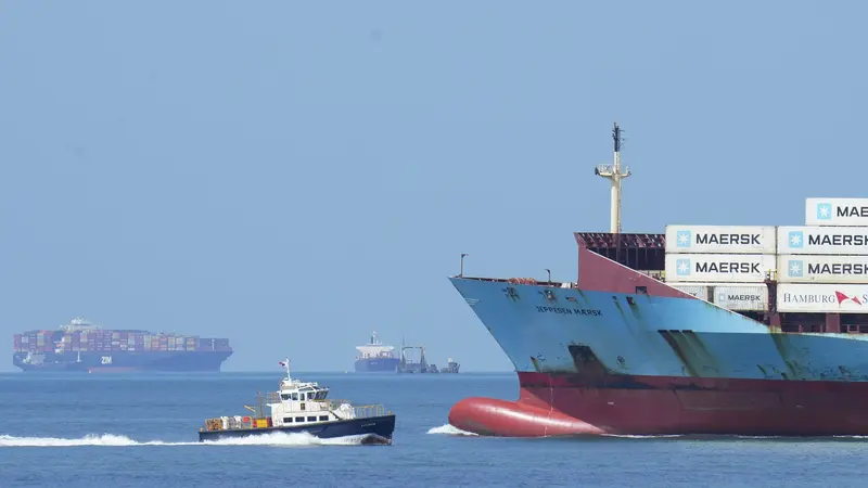 Otoritas Terusan Panama mengatakan mereka menerapkan langkah-langkah tersebut karena kondisi kering yang berkepanjangan di daerah aliran sungai Terusan Panama, meskipun ada langkah-langkah penghematan air dan datangnya musim hujan. (AP Photo/Arnulfo Franco)