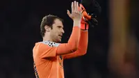 Petr Cech mengklaim dirinya sebagai pahlawan kemenangan Arsenal kontra Bayern Munchen. (Reuters / Tony O'Brien)