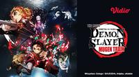 Demon Slayer: Kimetsu no Yaiba The Movie: Mugen Train dapat disaksikan melalui platform streaming Vidio. (Dok. Vidio)