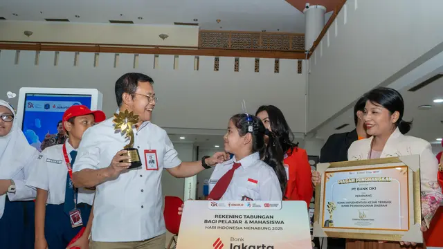 Bank Jakarta membukukan portofolio tabungan pelajar mencapai Rp 1,7 triliun dengan total 2,3 juta rekening yang tercatat per Juli 2025.