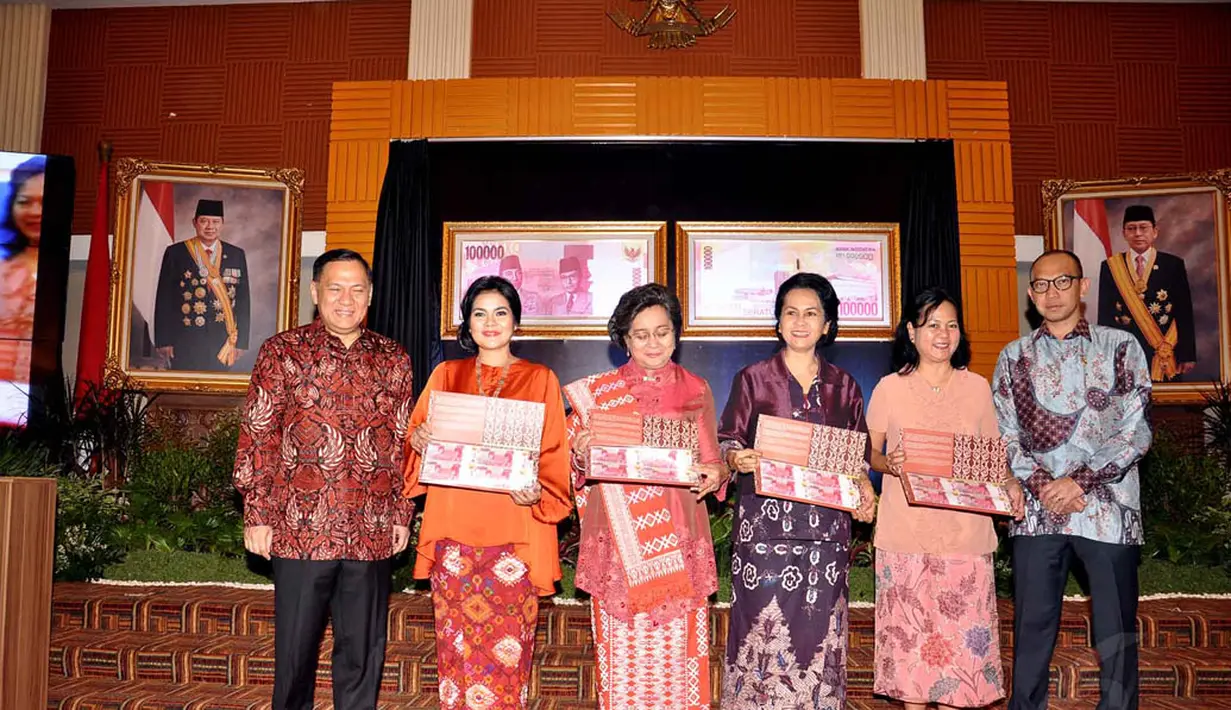 Secara bertahap, dalam kurun waktu tiga tahun ke depan BI akan kembali mengeluarkan pecahan-pecahan nominal lainnya, Jakarta, Senin (18/8/14). (Liputan6.com/Miftahul Hayat)