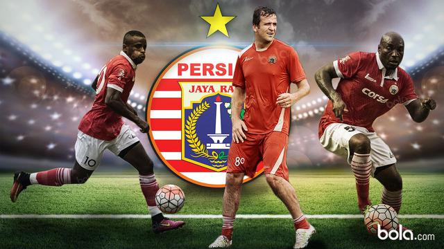 Greg Nwokolo, Rodrigo Tosi, Emmanuel Kenmogne, Persija Jakarta