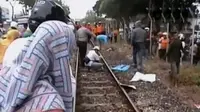 Telepon Sambil Duduk di Rel, Pria Ini Tewas Tertabrak Kereta