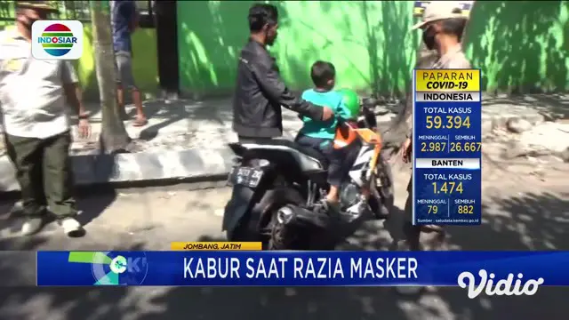 VIDEO: Sanksi Razia Masker di Jombang, Kerja Sosial hingga Rapid Test Mandiri