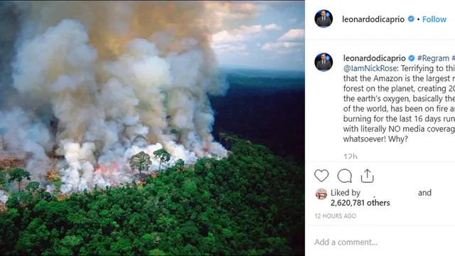 Sumber: Instagram/ leonardodicaprio
