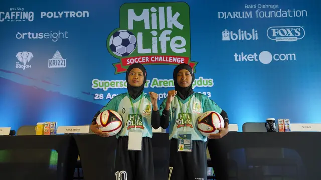 MilkLife Soccer Challenge 2023 Batch 2 - Sepak Bola Putri -  Rara Zenita Fatin - Rere Zenita Farza