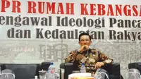 Diskusi 4 Pilar dengan tema 'Sidang Tahunan MPR, Optimisme dan Harapan di Tengah Pandemi' di media center Gedung Nusantara, Jakarta, Senin (10/8/2020).