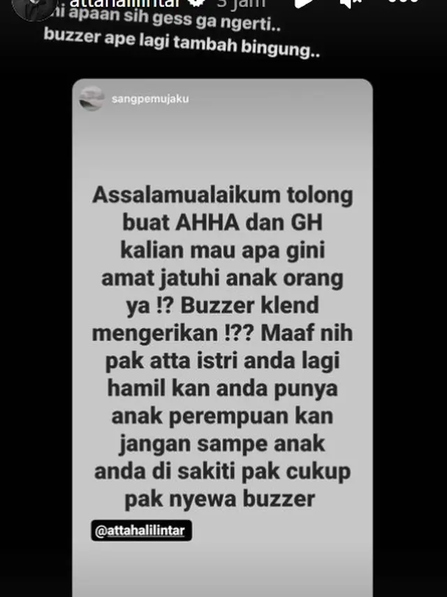 Atta Halilintar Dituding Warganet