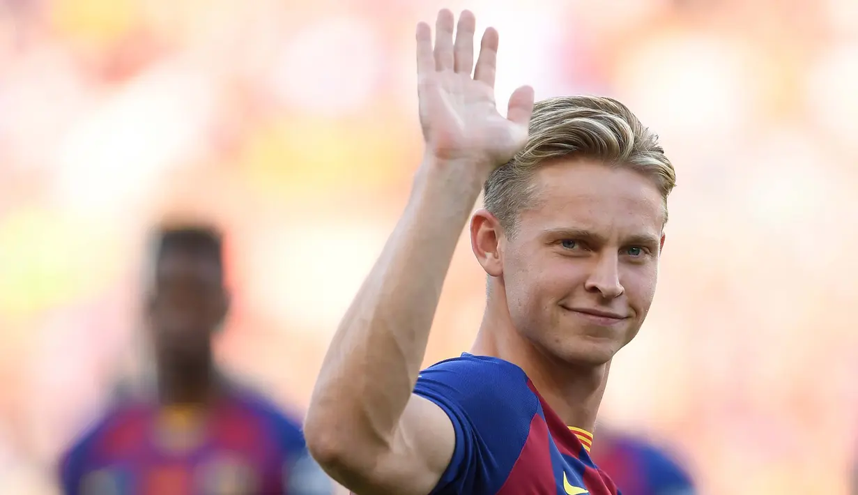 6. Frenkie de Jong (Gelandang) - Dari Ajax Amsterdam ke Barcelona dengan harga 75  juta euro. (AFP/Josep Lago)