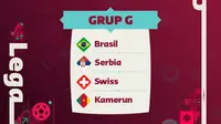 Piala Dunia 2022 - Ilustrasi Grup G (Bola.com/Adreanus Titus)