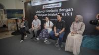 Tokopedia dan TikTok Shop by Tokopedia bersama Dinas Koperasi dan UKM Daerah Istimewa Yogyakarta (DIY) menggelar seminar bertajuk #JualanNyaman: Lindungi Bisnismu dengan Kekayaan Intelektual yang digelar di Yogyakarta. (Liputan6/Nasrul Faiz)