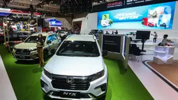 Honda e:N1 merupakan mobil listrik pertama merek asal Jepang tersebut yang akan dijual di Indonesia. (Liputan6.com/Angga Yuniar)