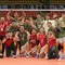 Timnas Voli Putra Indonesia merupakan juara SEA Games 2019, 2021, dan 2023. Yang menarik, Rivan Nurmulki merupakan pemain yang sudah bermain sejak 2019. (Bola.com/Bagaskara Lazuardi)