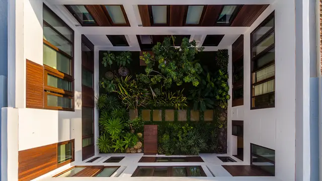 Model Rumah Kecil tapi Punya Banyak Jendela Biar Terang Tanpa Listrik Siang Hari (AI)