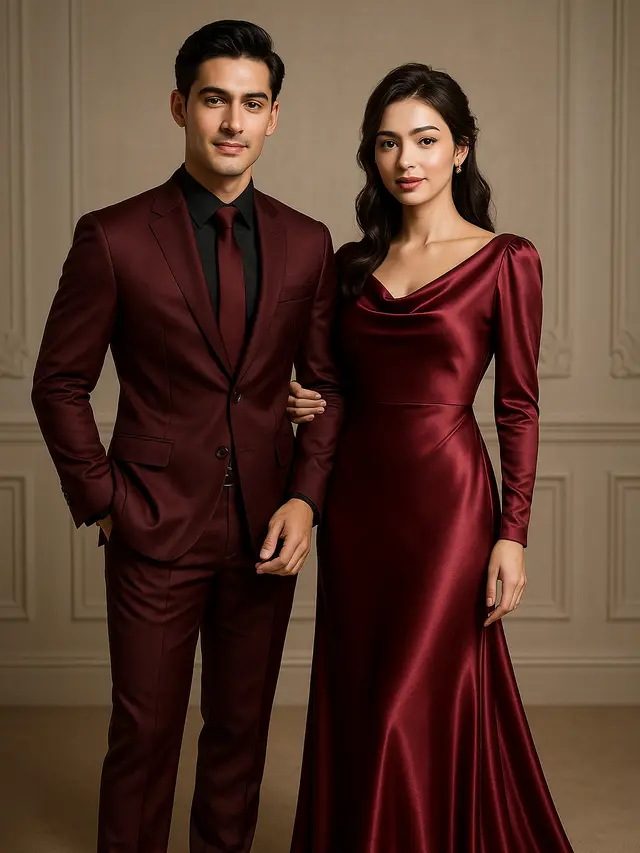 Inspirasi Outfit Kondangan Pria dan Wanita Couple