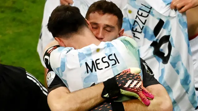 Foto Copa America: Momen Heroik Lionel Messi Saat Melawan Kolombia, Berdarah- Darah Bawa Argentina Ke Final