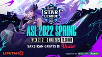 Link Live Streaming ASL 2022 Spring Week 2 Mulai 2-3 Maret 2022 di Vidio