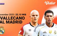 Nonton LaLiga 2025/26: Rayo Vallecano vs Real Madrid Eksklusif di Vidio