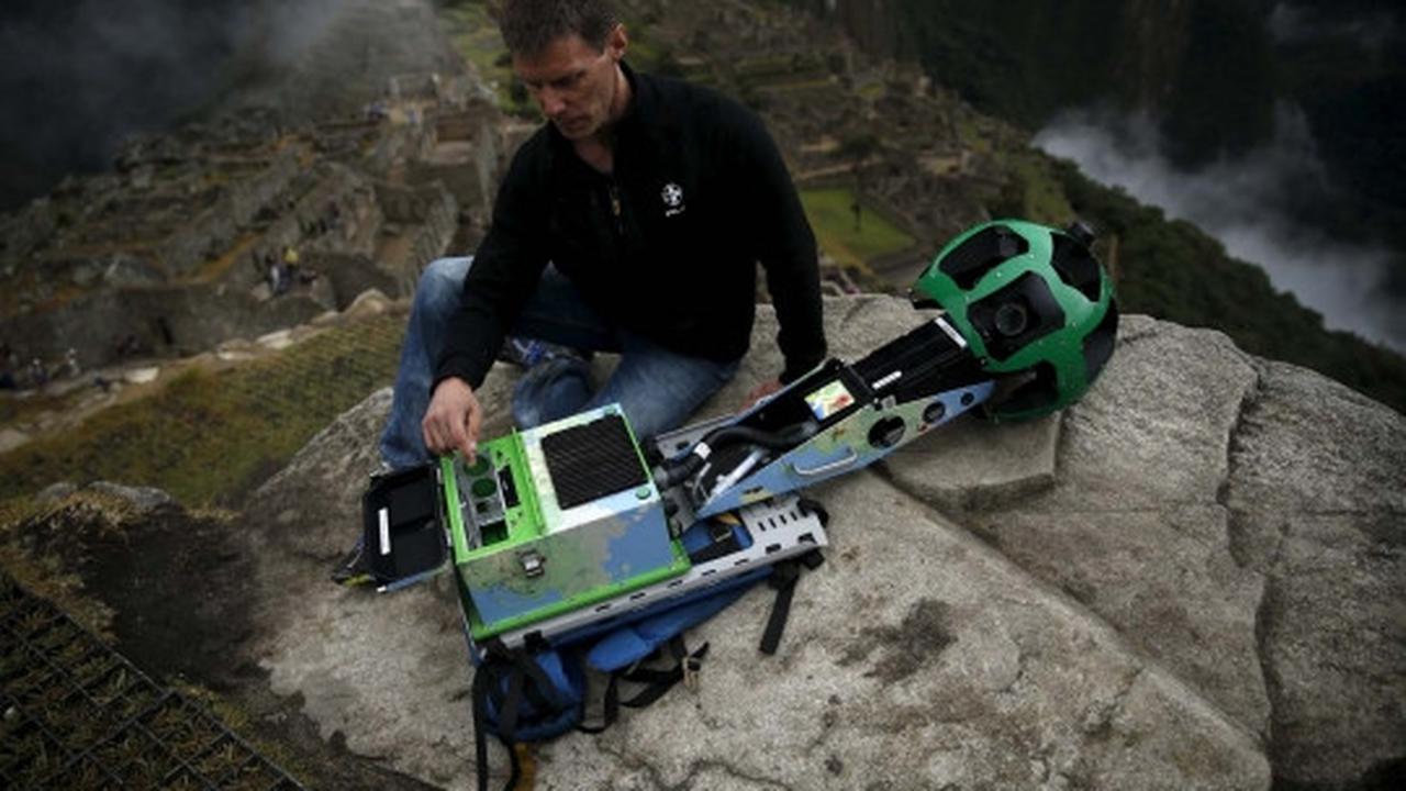 Penjelajahan Google Street View di gunung tua Suku Inca