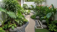 8 Inspirasi Rain Garden untuk Rumah Minimalis, Estetik dan Meneduhkan