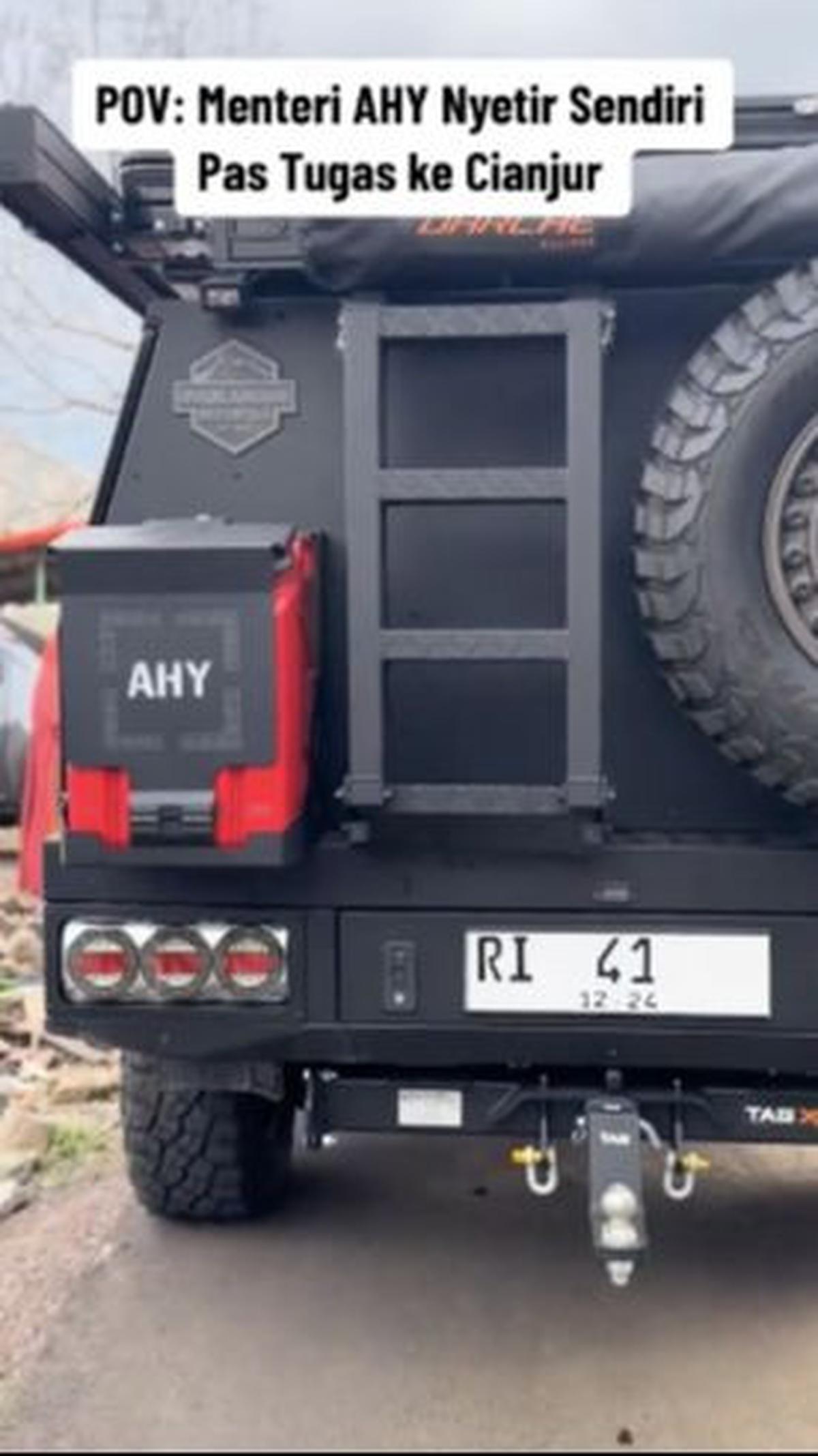 POV: Menteri AHY Nyetir Sendiri pas Tugas ke Cianjur