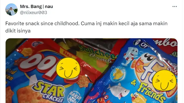 6 Cuitan Netizen Snack Jadul Ukurannya Makin Kecil Ini Bikin Ngakak