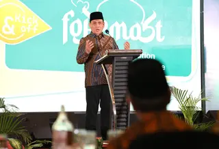 Wakil Menteri Agama, Romo R Muhammad Syafi’i. (Tim News).