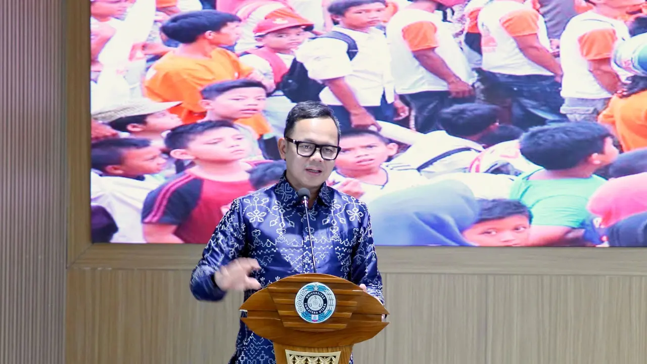 Wakil Menteri Dalam Negeri (Wamendagri) Bima Arya Sugiarto memberikan kuliah umum di Fakultas Ilmu Sosial dan Ilmu Politik (FISIP) Universitas Sumatera Utara (USU), Kota Medan.