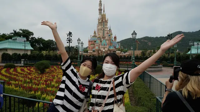 Penampakan Disneyland Hong Kong yang Dibuka Lagi