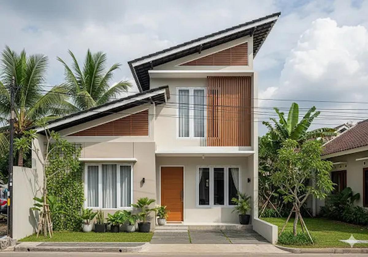 10 Inspirasi Rumah Sederhana 5x8 Meter 2 Lantai 2 Kamar yang Nyaman dan Elegan