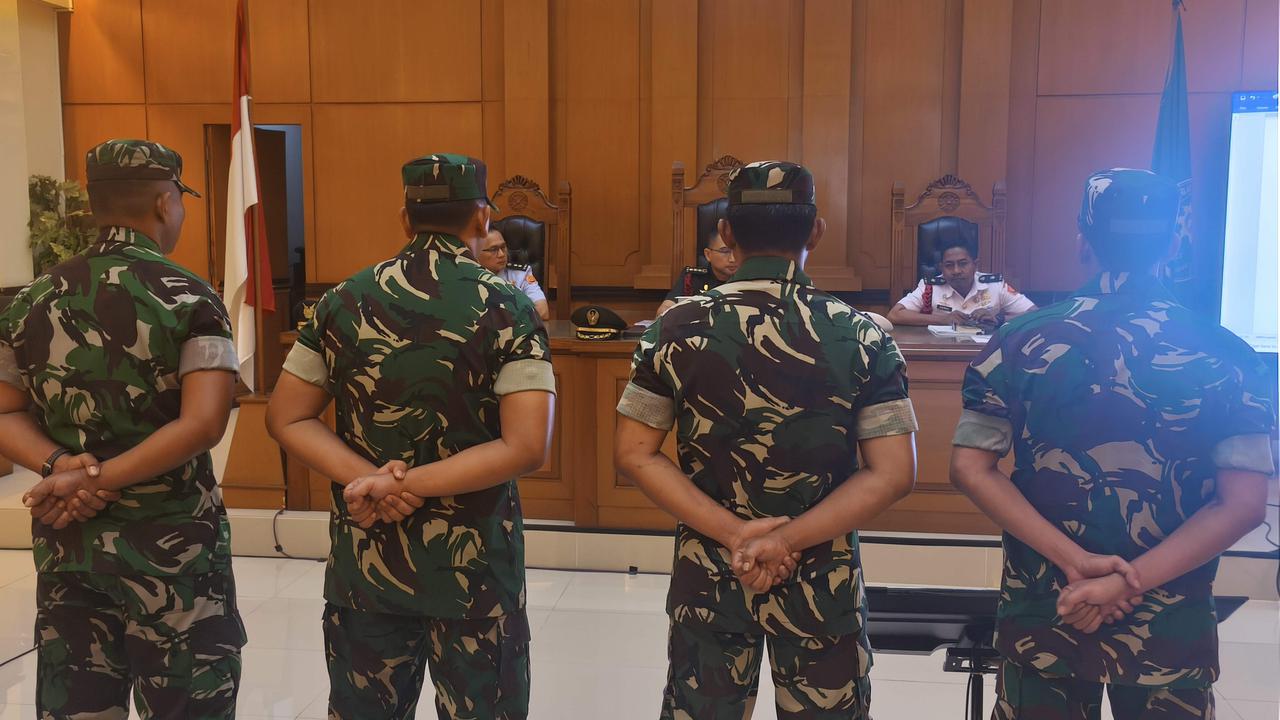 Sidang Kasus Penyiraman Air Keras Andrie Yunus, 4 Prajurit TNI Jadi Terdakwa Bacakan Nota Pembelaan