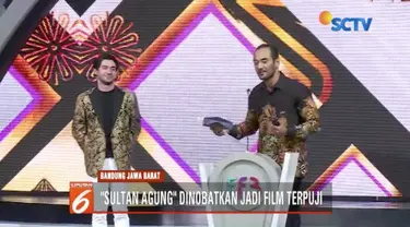 Film Sultang Agung meraih penghargaan film terpuji dan skenario terpuji dalam acara Festival Film Bandung (FFB) 2018).