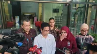Mendes PDT Abdul Halim Iskandar berkunjung ke KPK, Selasa (3/3/2020). (Liputan6.com/Fachrul Rozie)