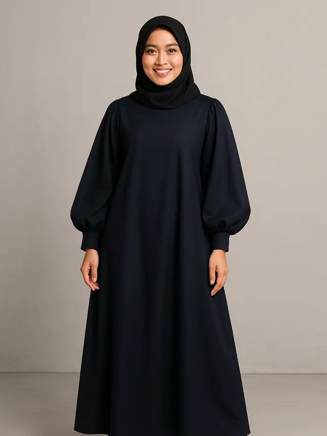 Model Gamis Oversize yang Trend 2025/AI