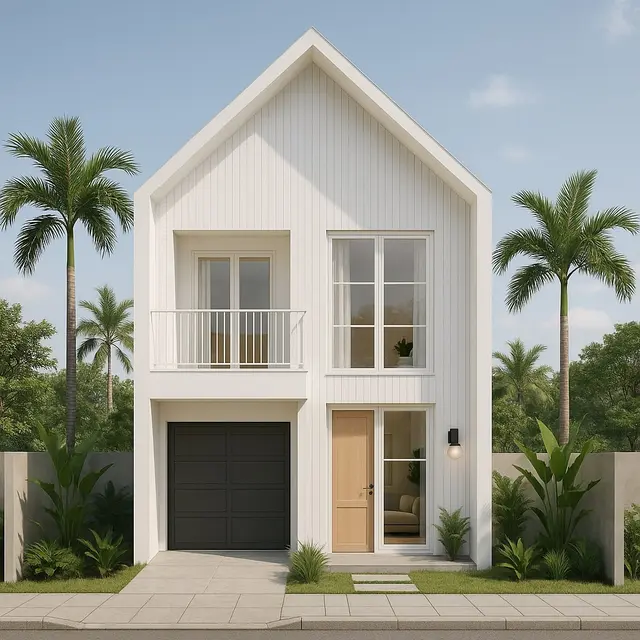 Desain Rumah 6x9 Meter 2 Lantai/AI