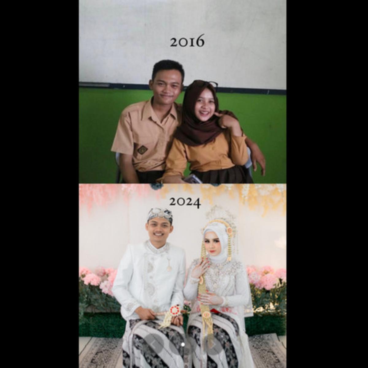 Kisah Pasangan Berawal Praktik Nikah di Sekolah Tak Disangka Akhirnya Nyata Berjodoh