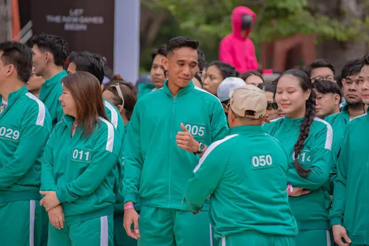 Potret Atlet Timnas Rizky Ridho hingga Fajar Sadboy Main Red Light Green Light ala Squid Game di GBK