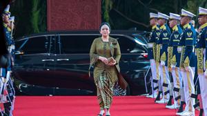 Puan Maharani Kenakan Kebaya Hijau Olive di Sidang Tahunan MPR 2026, Singgung RAPBN 2027