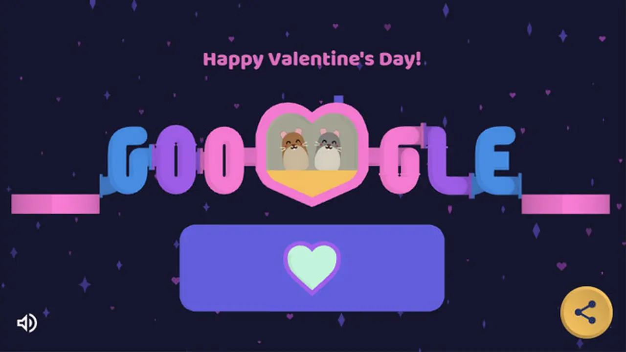 Google Doodle Valentine 2022