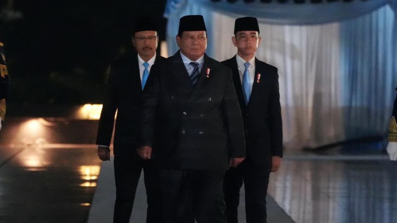 Presiden Prabowo Pimpin Upacara Ziarah dan Renungan Suci HUT RI ke-80