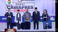Penampilan para calon wakil presiden 2019 saat akan debat (dok.video.com)