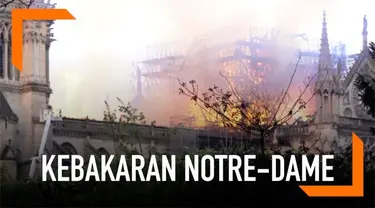 Kebakaran yang terjadi di Notre-Dame, Paris memicu duka dari warganet. Unggahan perasaan sedih warganet menjadi trending di Twitter.