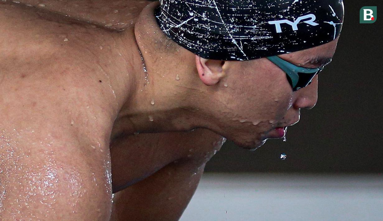 <p>Atlet renang Indonesia saat menjalani Pelatnas untuk SEA Games 2023 di Stadion Akuatik GBK, Senayan, Jakarta, Rabu (05/04/2023). Indonesia akan mengikuti perhelatan olahraga terbesar Asia Tenggara tersebut pada 5 hingga 17 Mei 2023 di Kamboja. (Bola.com/Bagaskara Lazuardi)</p>