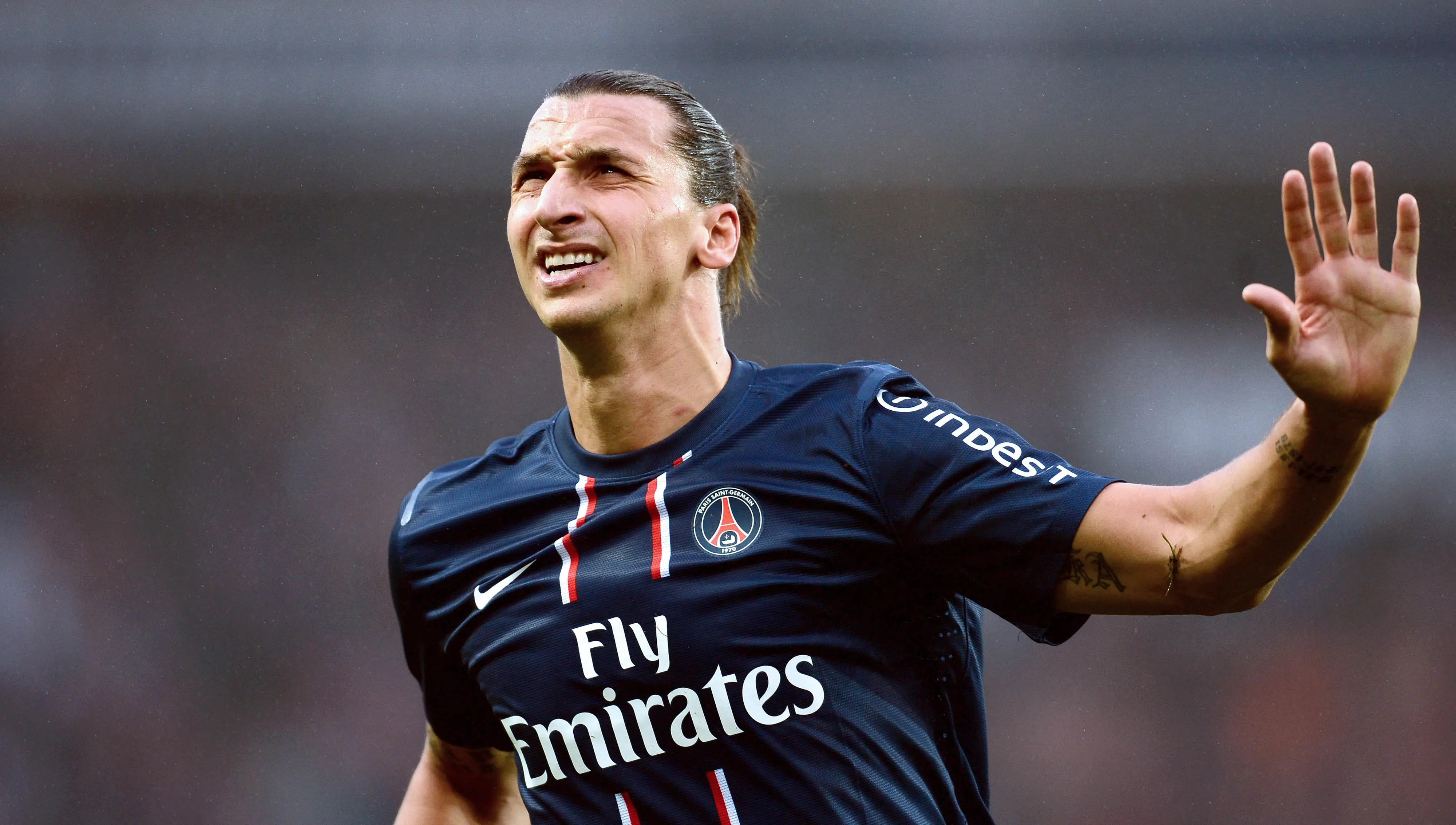 Zlatan Ibrahimovic saat masih berkostum PSG. (AFP/Franck Fife)