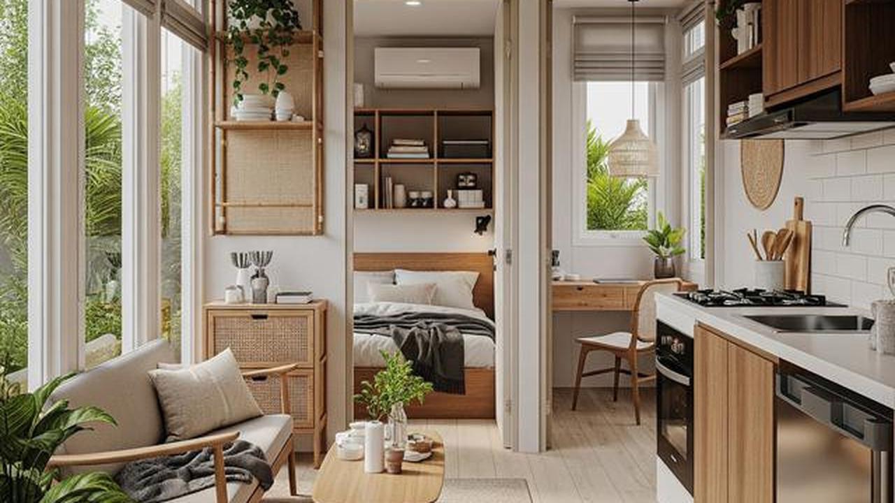 9 Desain Rumah Kecil tapi Tetap Muat Tiga Kamar dengan Layout Pintar, Tetap Nyaman