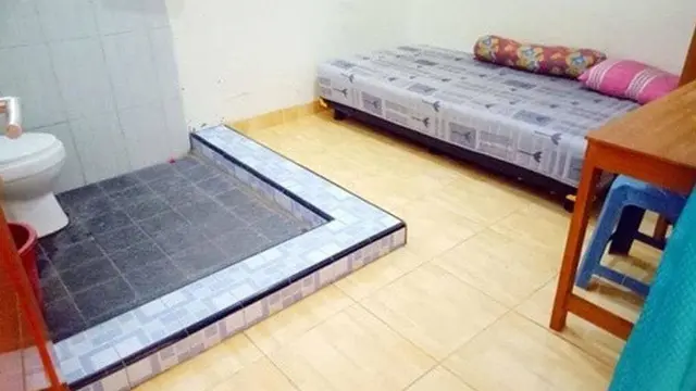 8 Potret Kamar Kos Nyeleneh, Ukurannya Ada yang Sempit Banget