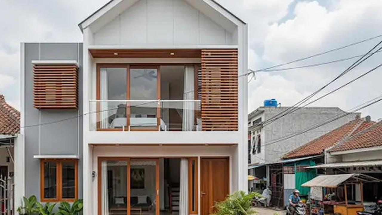10 Contoh Desain Rumah Minimalis 5x8 Meter 2 Lantai Terbaru, Punya 2 Kamar yang Nyaman dan Elegan