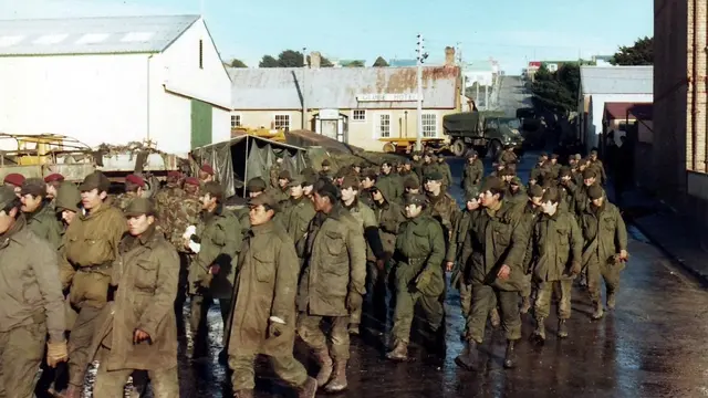 Tentara Argentina dalam Perang Falklands (Wikimedia Commons)