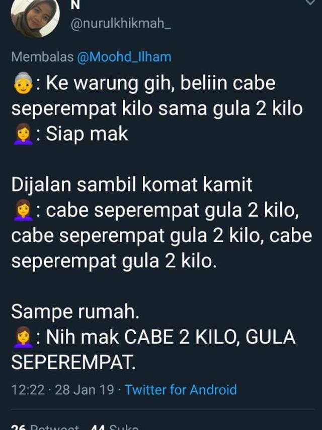 Cerita Kocak Warganet Ketika Disuruh Emak Ke Warung