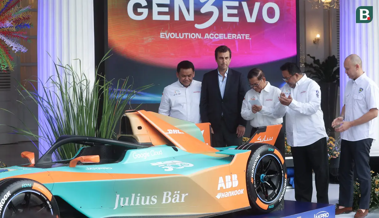 Jakarta kembali menjadi tuan rumah E-Prix Series 2025 bertajuk "Electrifying the Future". (Bola.com/M Iqbal Ichsan)